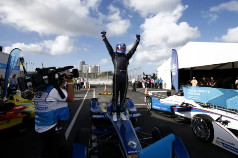 Nicolas Prost wins his first ePrix