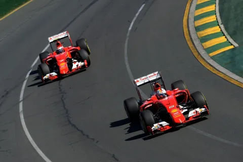 Ferrari considerably stronger than 2014: Vettel driving to the podium