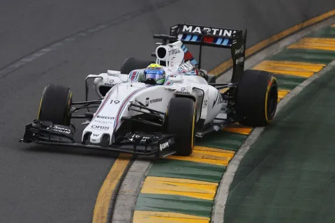 Felipe Massa took place 4 in his Williams