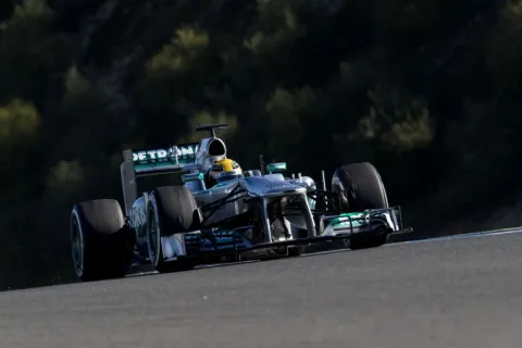Big question mark: Lewis Hamilton at Mercedes GP