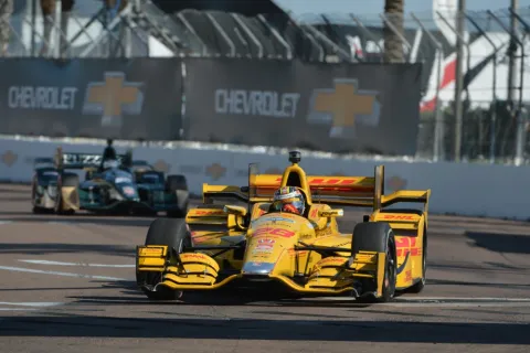 Ryan Hunter-Reay: Best of the Honda drivers at the finish