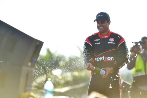 Juan Pablo Montoya wins in St.Petersburg