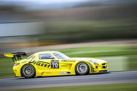 Bernd Schneider could shine in the PRO-AM Mercedes