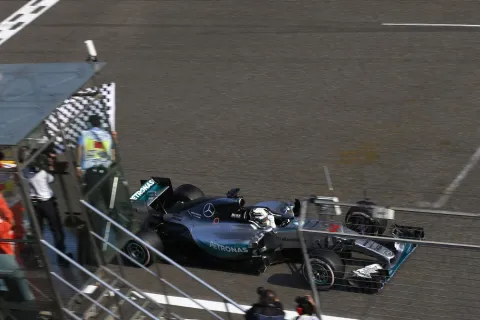 Dominant: Another win for Lewis Hamilton