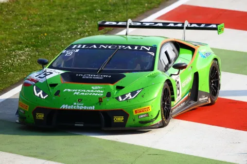 The new Lamborghini Huracan won on the track but was disqualified