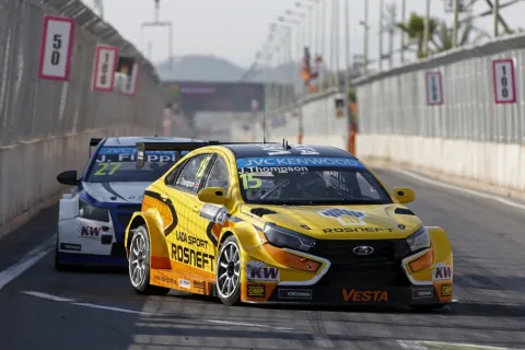 James Thompson drove in both races in the points