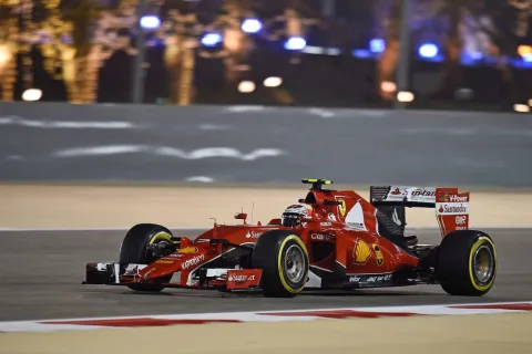 Victory just missed: Kimi Raikkonen at Position 2