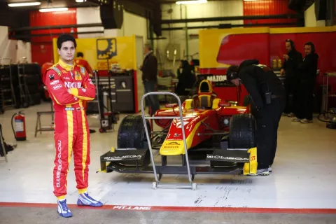 Julian Leal, 20st-fastest time for Racing Engineering