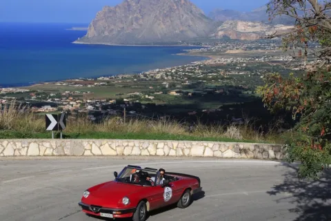 Alfa Romeo Spider at Erice