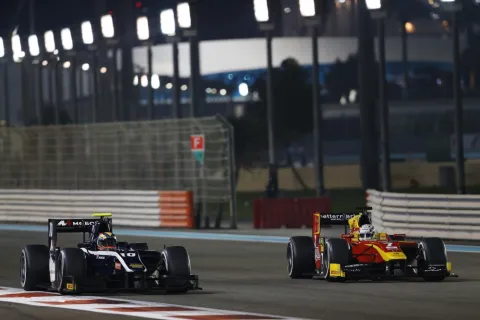Artem Markelov besides Jordan King