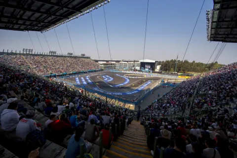 The stadium is also welcomed at the ePrix