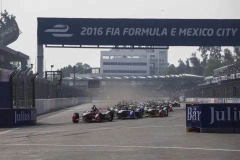 Start of the Mexico City ePrix 2016