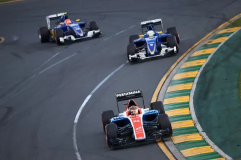 Manor ahead of Sauber: Pascal Wehrlein showed a good debut race