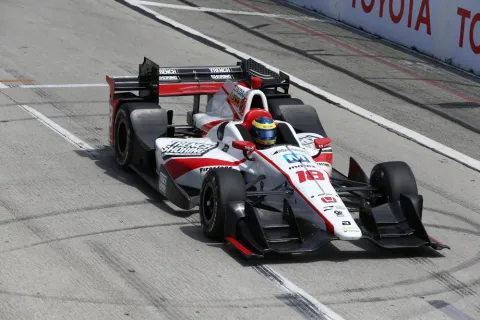 P2 in the race and lead in the points table for Sebastien Bourdain in Dale Coynes Team