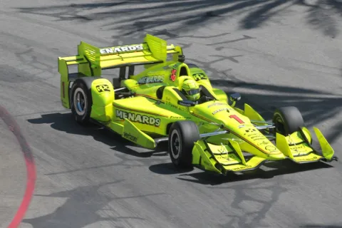 Reigning champion Simon Pagenaud finished in fifth place