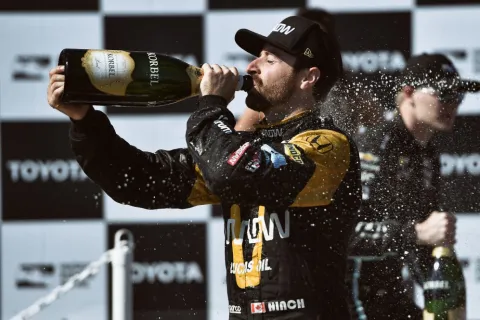 James Hinchcliffe wins the Long Beach Grand Prix 2017