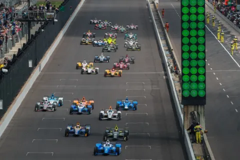 Start of the 101st Indy500