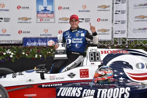 Graham Rahal dominates both races