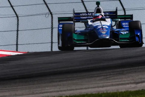 Indy500 winner Takuma Sato finished fifth in the Indy200