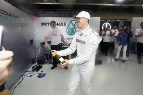 The last race of the seven-time Formula 1 World Champion Michael Schumacher.