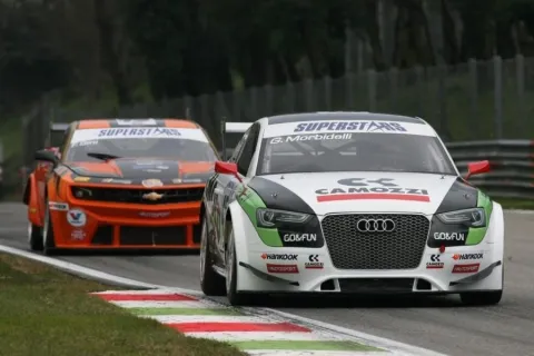 Gianni Morbidelli took two fourth positions for Audi