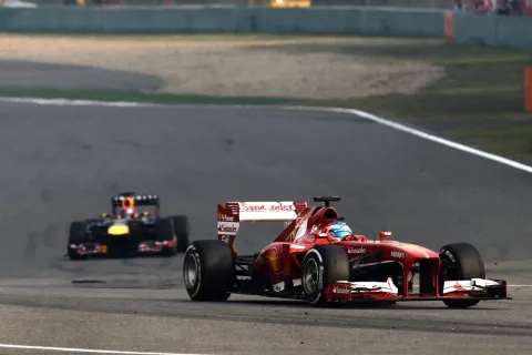 No threat of RedBull: Fernando Alonso was clearly the fastest pilot in China
