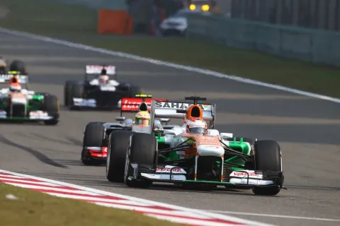 Without teammate-troubles during the start lap, Force India could have got more points