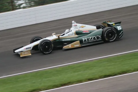 sensational pole position: Ed Carpenter