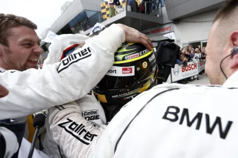 Big Joy: First podium for Timo Glock