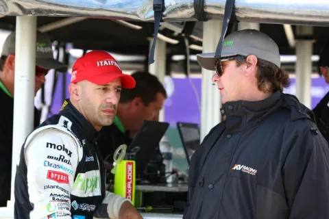 Tony Kanaan and Jimmy Vasser: Detroit 2013