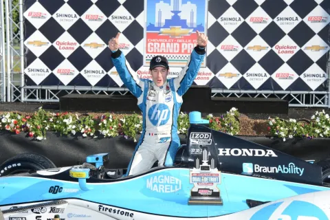 First Victory: Simon Pagenaud