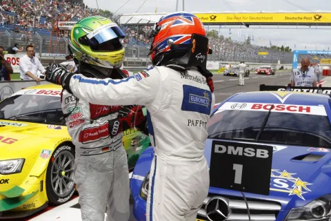 Win for Gary Paffett - gratulations from Mike Rockenfeller