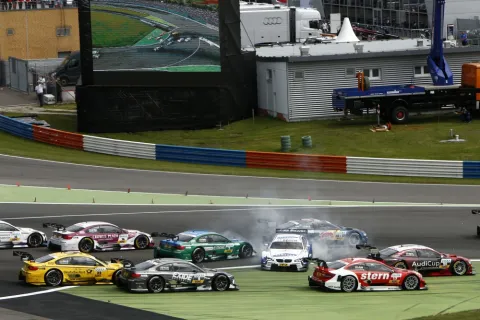 Start of the DTM race at Lausitzring
