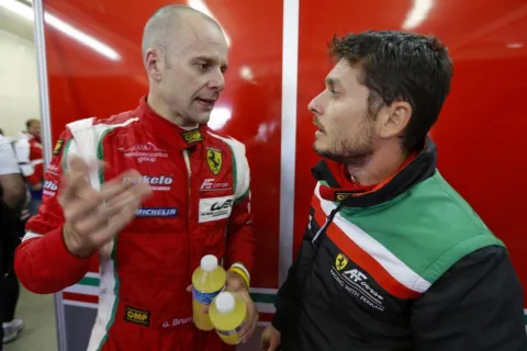 Discussion of teammates: Fisichella and Bruni