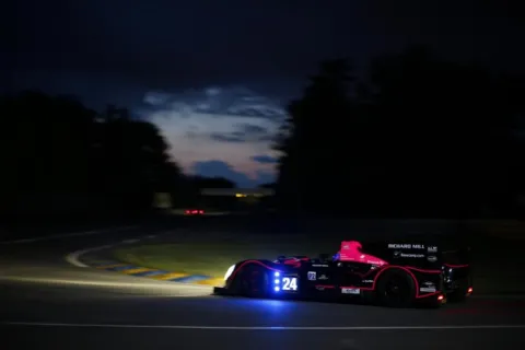 Oak Nissan during the night qualification