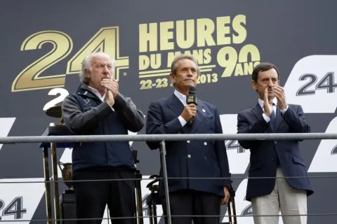 Memory of Allan Simonsen: Jacky Ickx on the podium