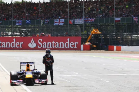 Grand Prix of Sebastan Vettel ended prematurely