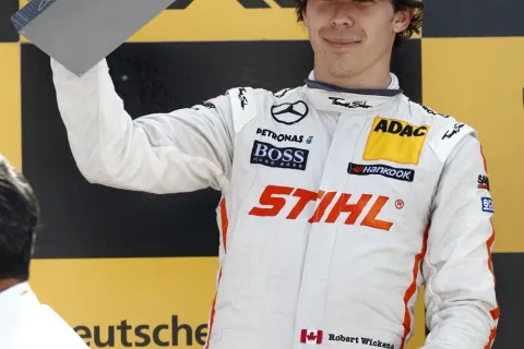 Winner some hours after the race: Robert Wickens