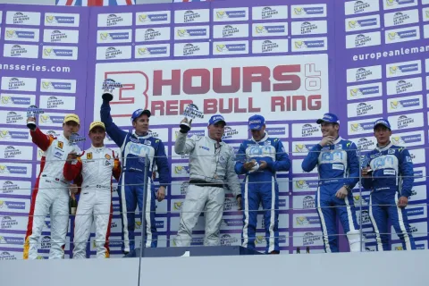 The podium of GTE class