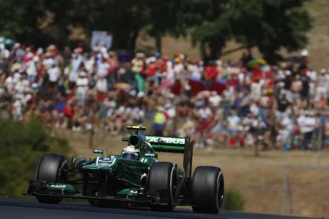 This time best of the two small teams: Giedo van der Garde
