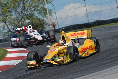 Ryan Hunter-Reay: Pole for the reigning champion
