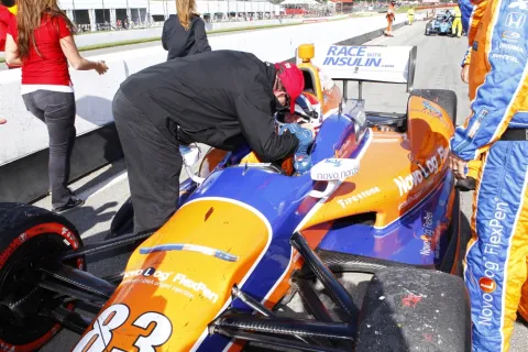 First IndyCar win: Charlie Kimball