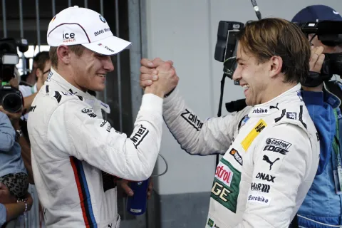First row of the grid for BMW: Farfus and Wittmann