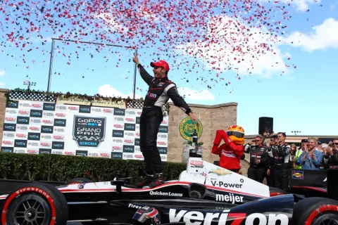 First victory in over a year: Will Power