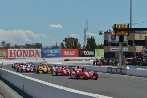 Green Flag at Sonoma Raceway