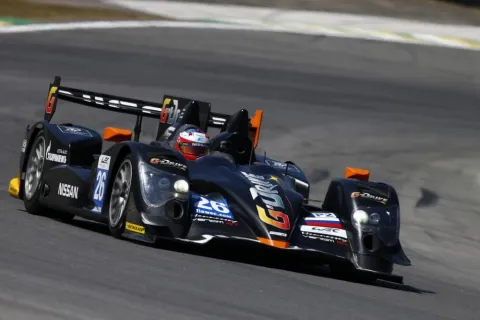 Winning LMP2 car: the Nissan Oreca of G-Drive ADR Delta