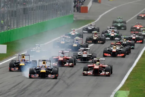 Start of the Monza GP 2013