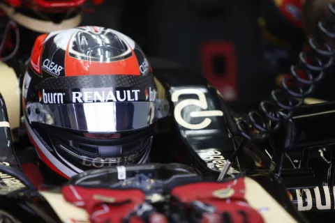 Current Photo: Helmet of Kimi in his Lotus E21