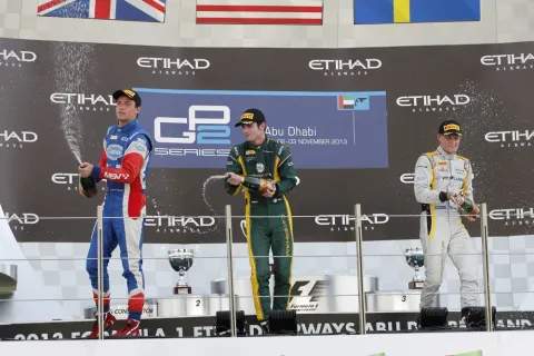 Podium on Saturday: Rossi wins ahead of Palmer and Ericsson