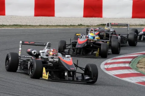 On the way to first win in the last race: Alexandre Cognaud